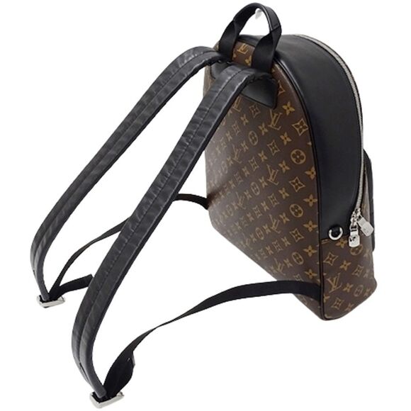 Louis Vuitton Monogram Macassar Rucksack Backpack Josh Brown Black - Picture 4 of 10
